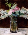 lilac and roses Eduard Manet